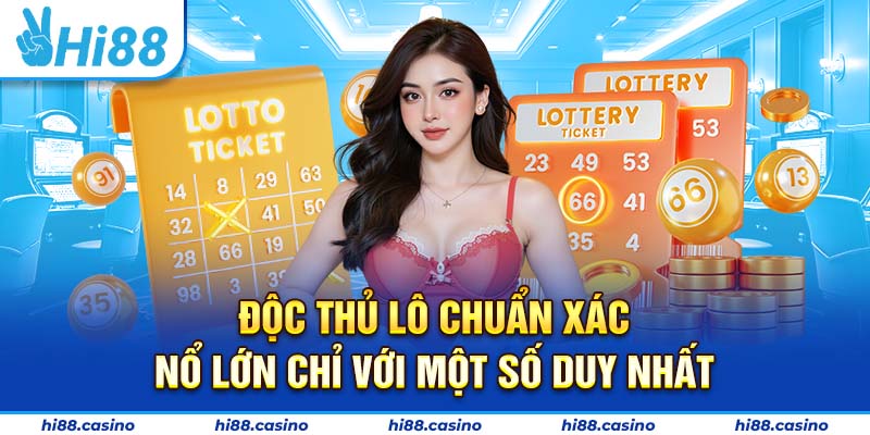 Độc Thủ Lô Chuẩn Xác - Nổ Lớn Chỉ Với Một Số Duy Nhất